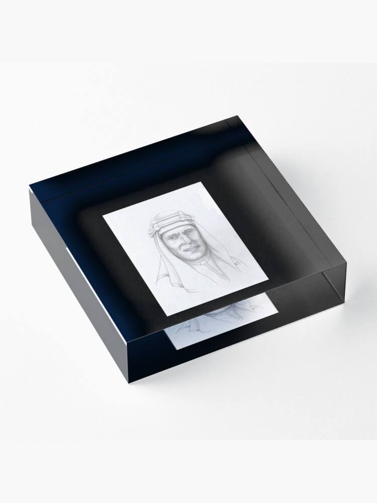 Alternate view of T.E.Lawrence (Lawrence of Arabia) in arab dress Acrylic Block