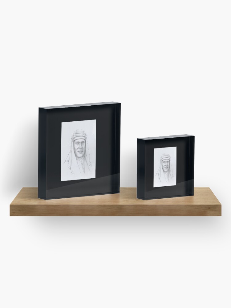 Alternate view of T.E.Lawrence (Lawrence of Arabia) in arab dress Acrylic Block