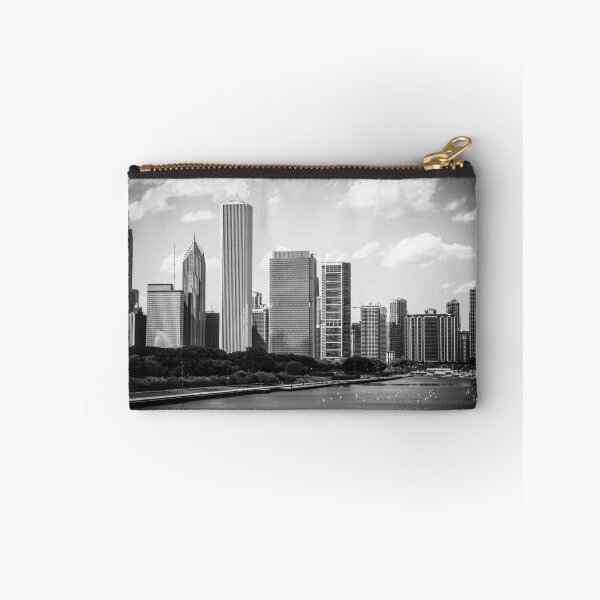 Item preview, Chicago Skyline in Black and White designed and sold by PaulVelgos.