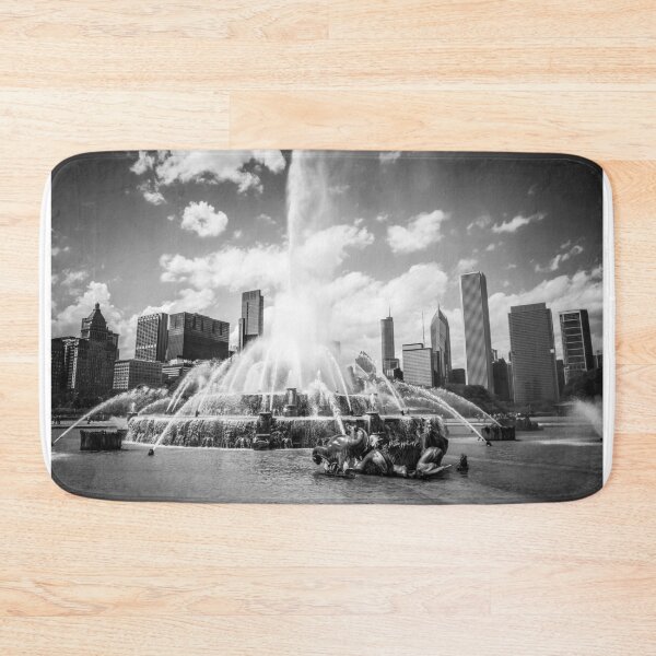 Item preview, Chicago Buckingham Fountain in Black and White designed and sold by PaulVelgos.