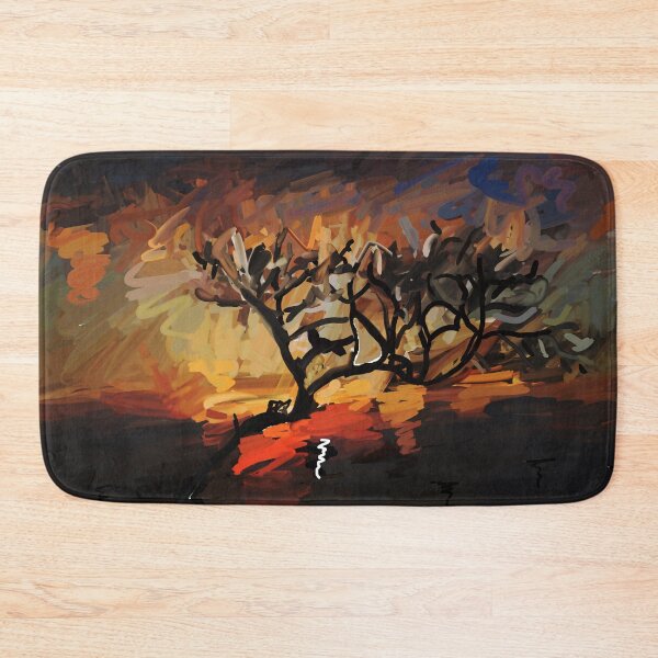 Item preview, sunset abstract painting | sunset before the evening | abstract landscape    designed and sold by KARTICK DUTTA.