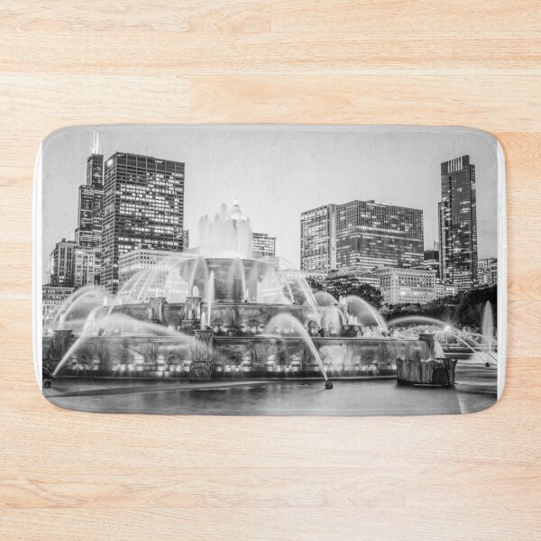 Item preview, Chicago Skyline in Black and White designed and sold by PaulVelgos.