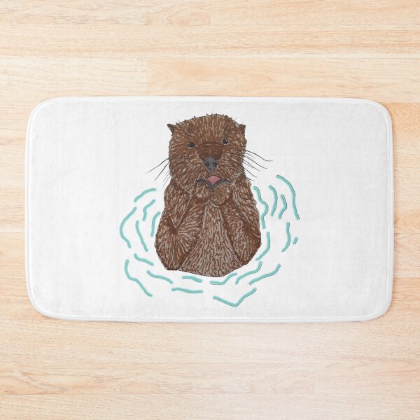 Item preview, Take a dip with Yurty the Otter  designed and sold by Caroline Brennan.