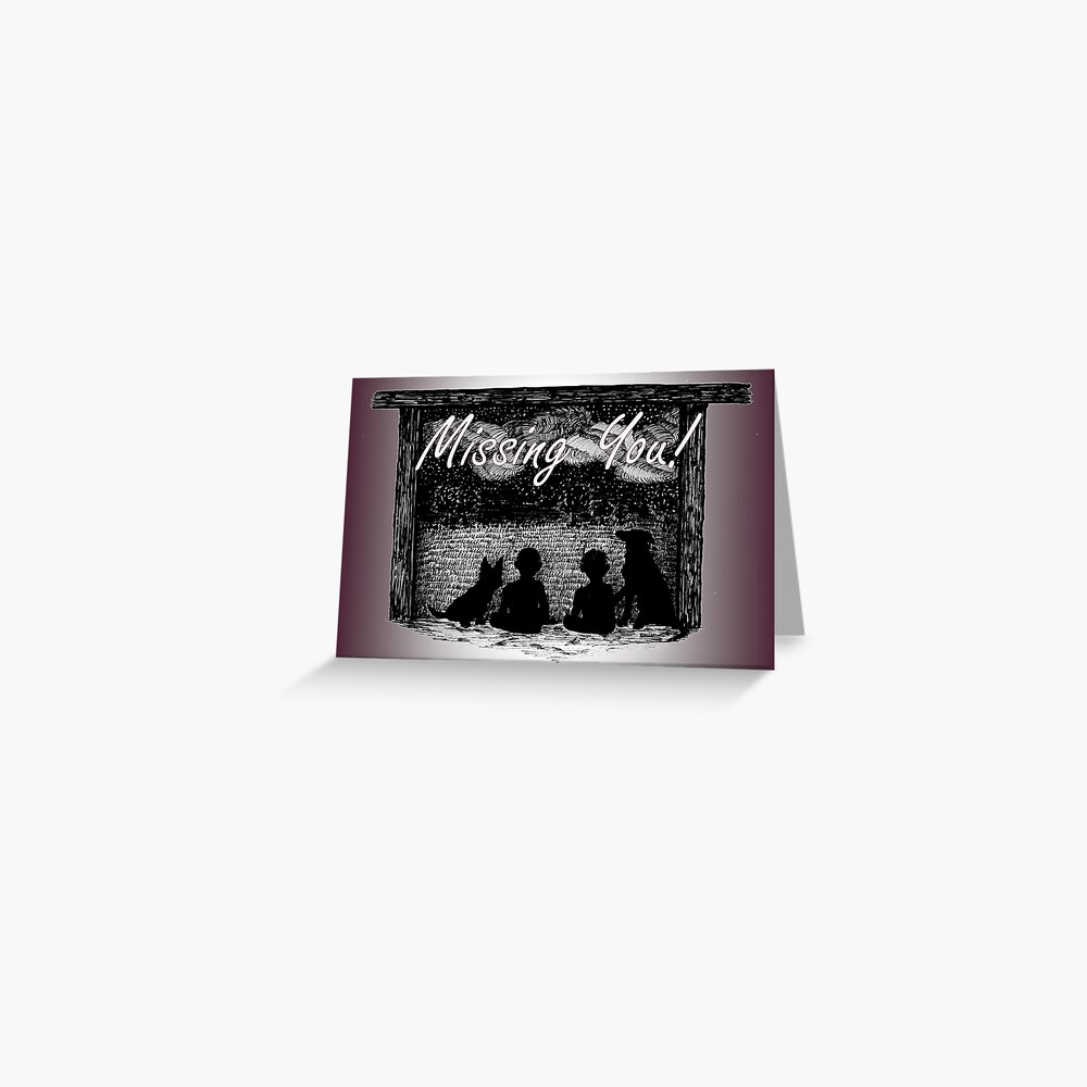 Guard Shift - Missing You Card Greeting Card