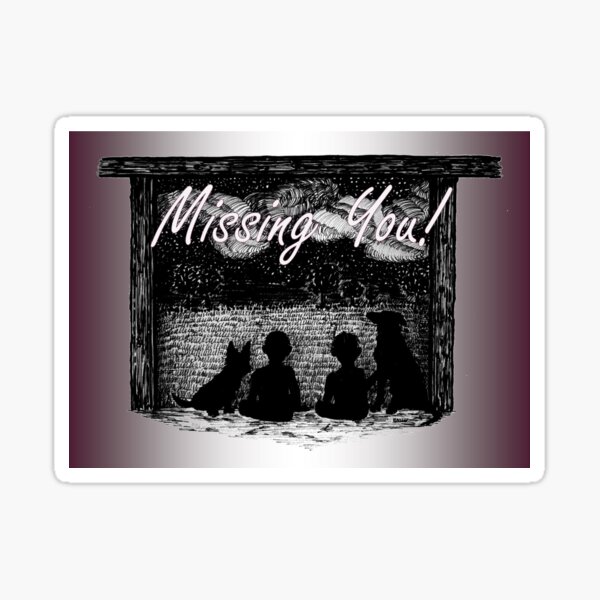 Guard Shift - Missing You Card Sticker