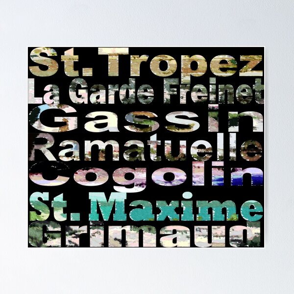 Item preview, St. Tropez, Grimaud, Cogolin, La Garde Freinet, St. Maxime, Gassin, Ramatuelle designed and sold by Robert Elfferich.