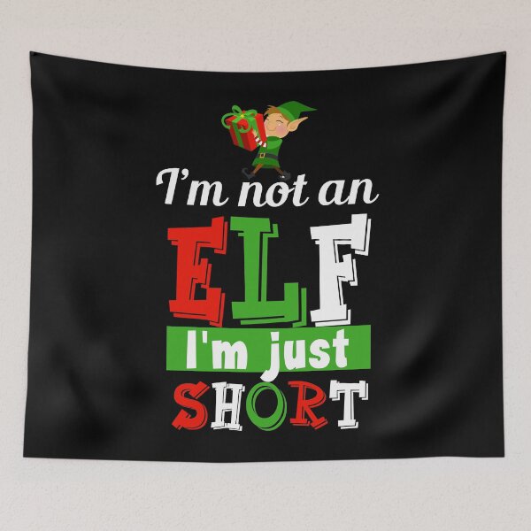Item preview, Funny & Cute I'm not an elf I'm just short Christmas 2019 Gift for men, kids and women designed and sold by SurgicalDesign.