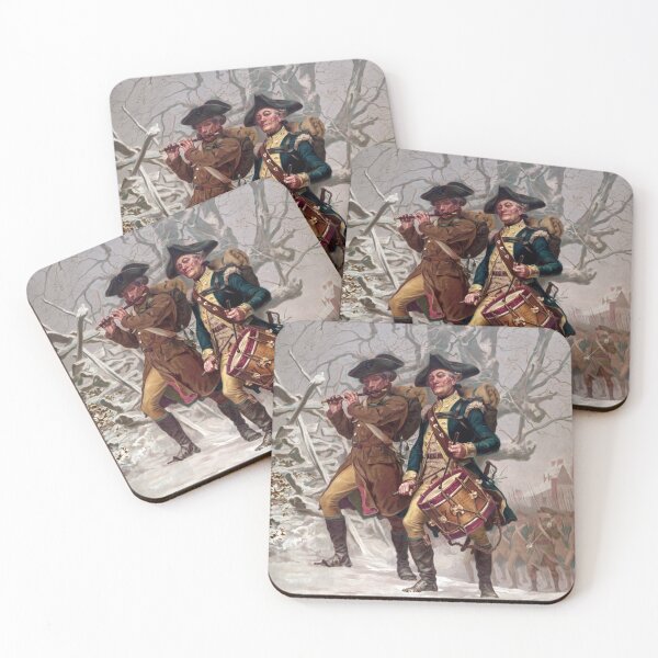 Item preview, Revolutionary War Soldiers Marching  designed and sold by warishellstore.