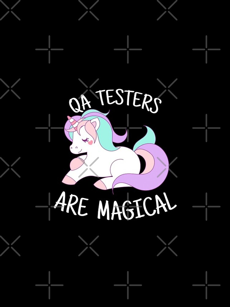 Aperçu 4 sur 4. Coque iPhone avec l'œuvre Unicorn QA Testers are Magical - QA Tester Gift créée et vendue par Ripper19.