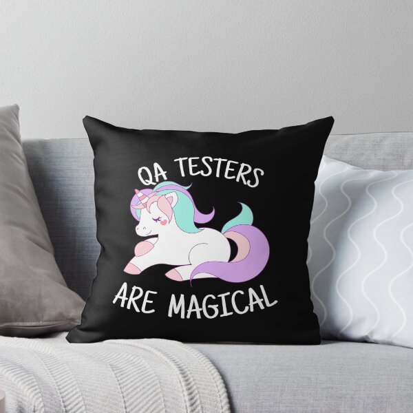 Item preview, Unicorn QA Testers are Magical - QA Tester Gift designed and sold by Ripper19.
