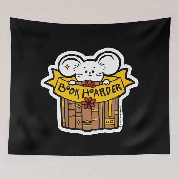 Item preview, Book Hoarder designed and sold by mydoodlesateme.