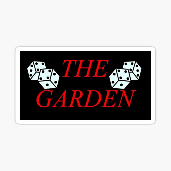 the garden band logo Sticker