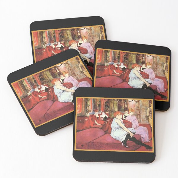 Item preview, In the Salon at the Rue des Moulins (1894) By Toulouse-Lautrec designed and sold by knightsydesign.