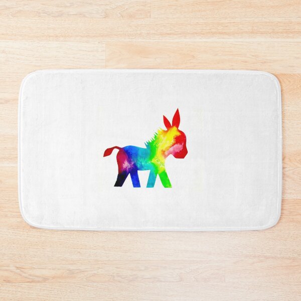 Item preview, Rainbow Donkey  designed and sold by PaintedbyCarol.