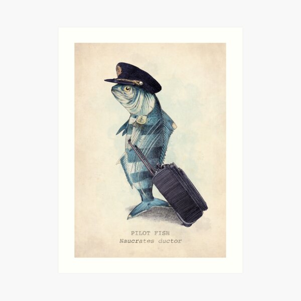 The Pilot Art Print