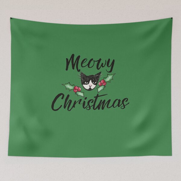 Artikelvorschau, Meowy Christmas entworfen und verkauft von FrictionMaxxing.