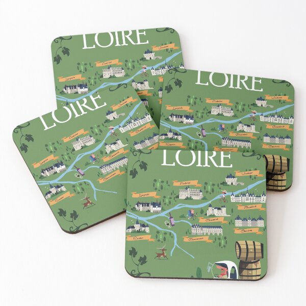 Item preview, Chateaux de la Loire poster designed and sold by GAGodel.