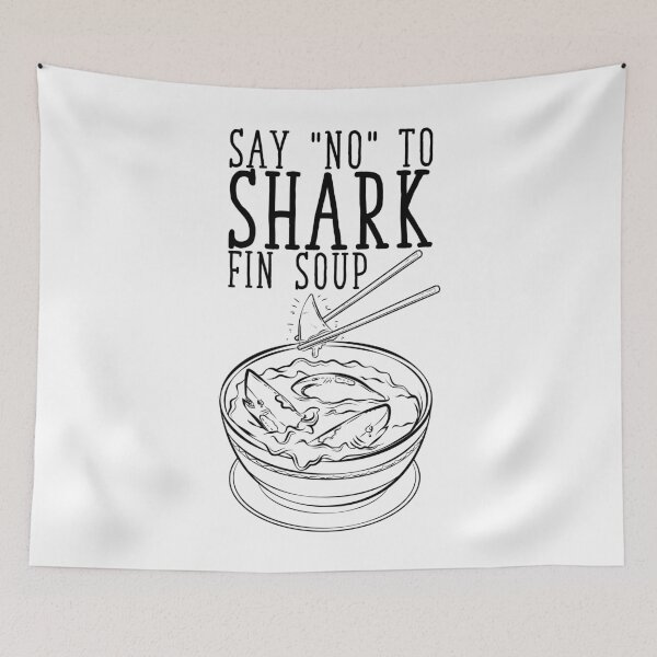 Item preview, Say No To Shark Fin Soup designed and sold by alexngn.
