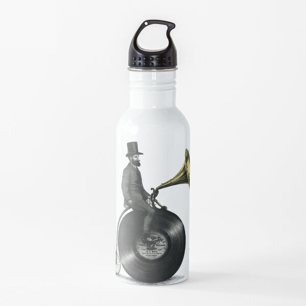 Hombre musical Botella de agua