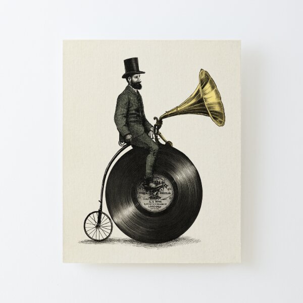 Music Man Canvas Mounted Print