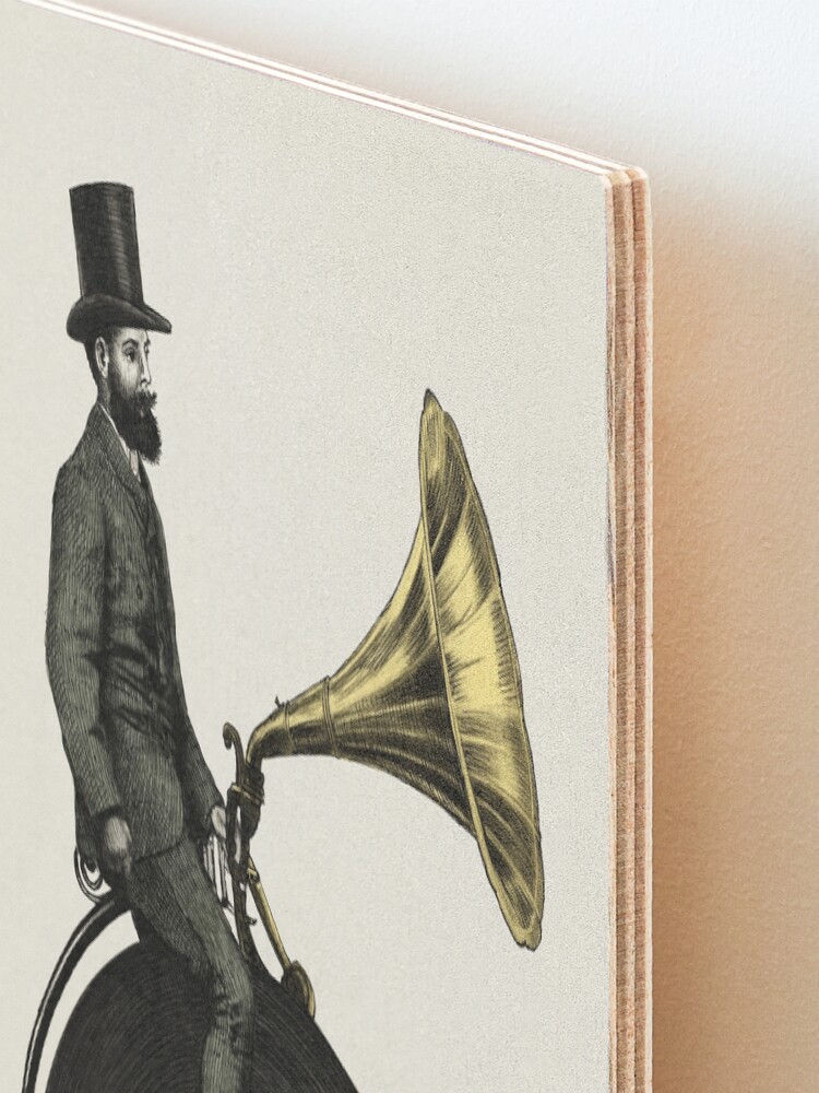 Alternate view of Music Man Mounted Print