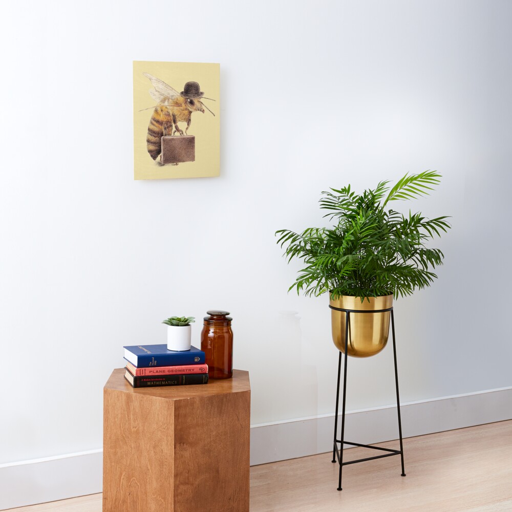 Worker Bee Mounted Print
