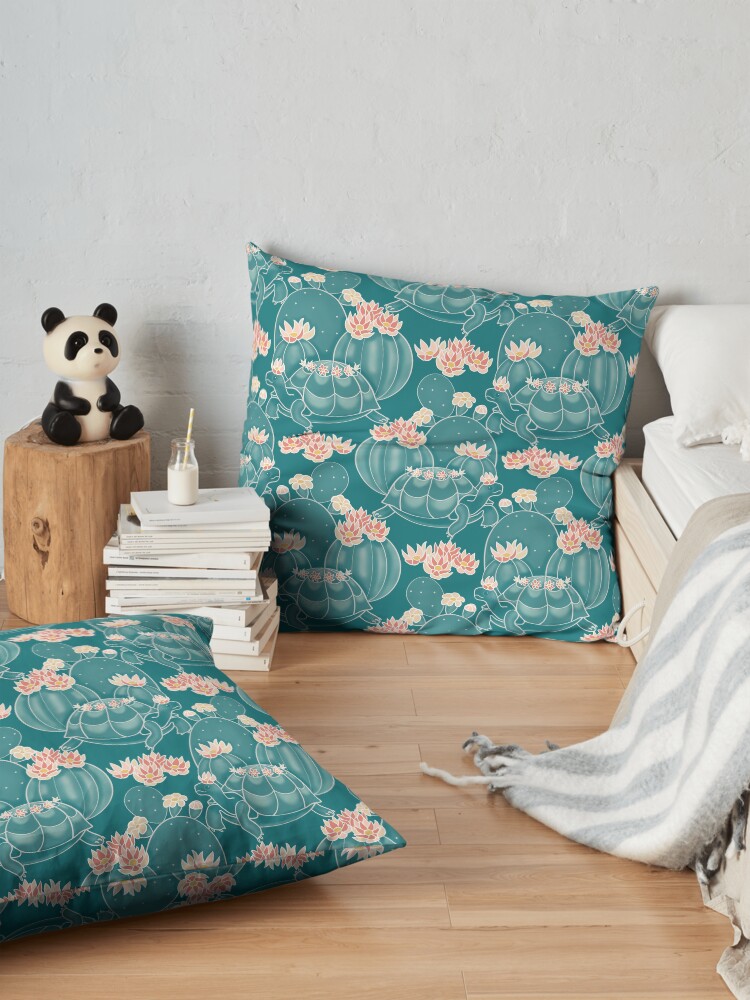 Alternate view of Find a tortoise Floor Pillow