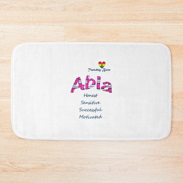 Item preview, Tuesday Born Ghanaian Female Name 'Abla' in pink designed and sold by WhoWeAre.