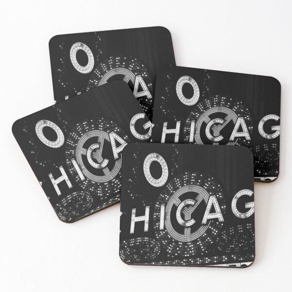 Item preview, Chicago Theater Sign in Black and White designed and sold by PaulVelgos.