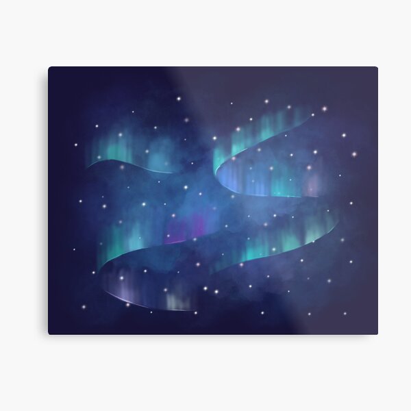 Aurora borealis Metal Print