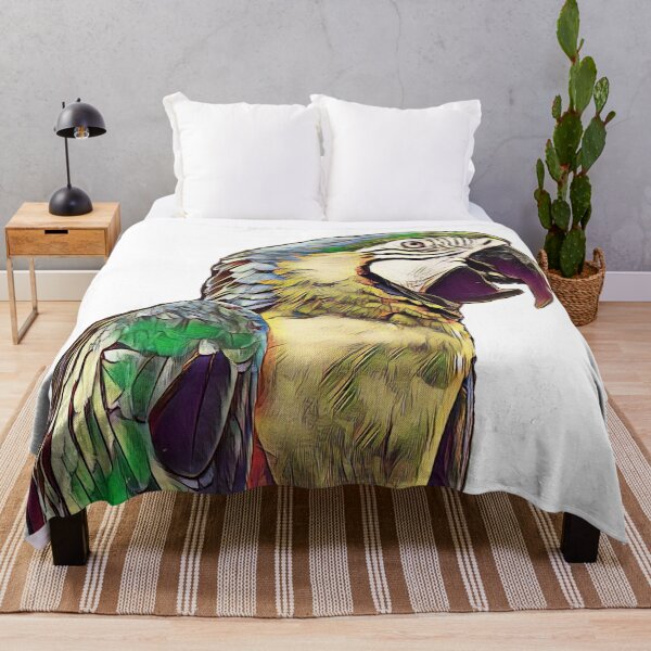 Item preview, Colourful Macaw Parrot designed and sold by Bethan Morgan.