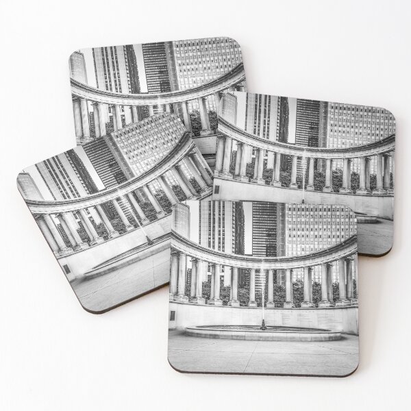 Item preview, Chicago Millennium Monument in Black and White designed and sold by PaulVelgos.