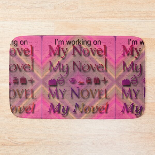 Item preview, I'm Working On My Novel In Brilliant Pinks And Maroons designed and sold by MHirose.