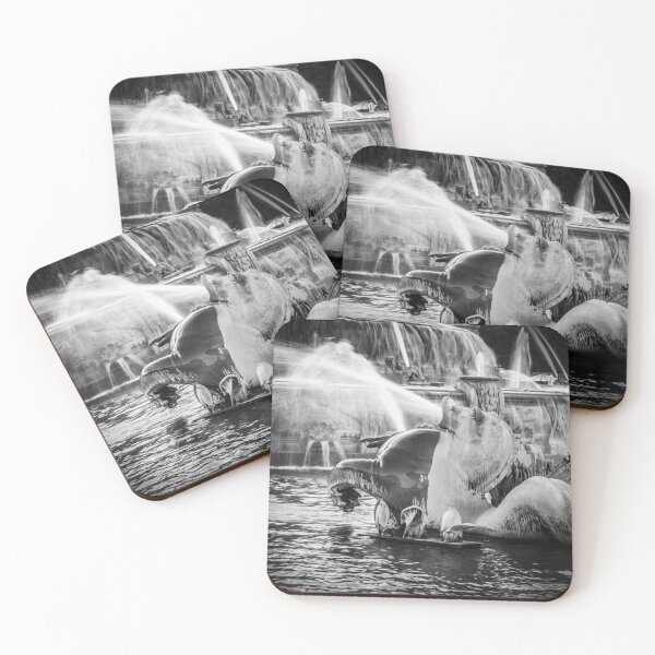 Item preview, Chicago Buckingham Fountain Seahorse in Black and White designed and sold by PaulVelgos.