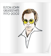 Sir Elton Singer Legend John Poster
