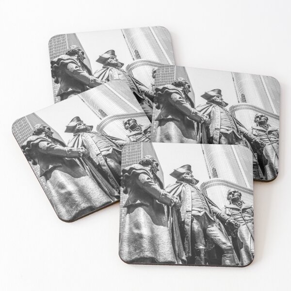Item preview, Chicago Washington Morris Salomon Statue in Black and White designed and sold by PaulVelgos.