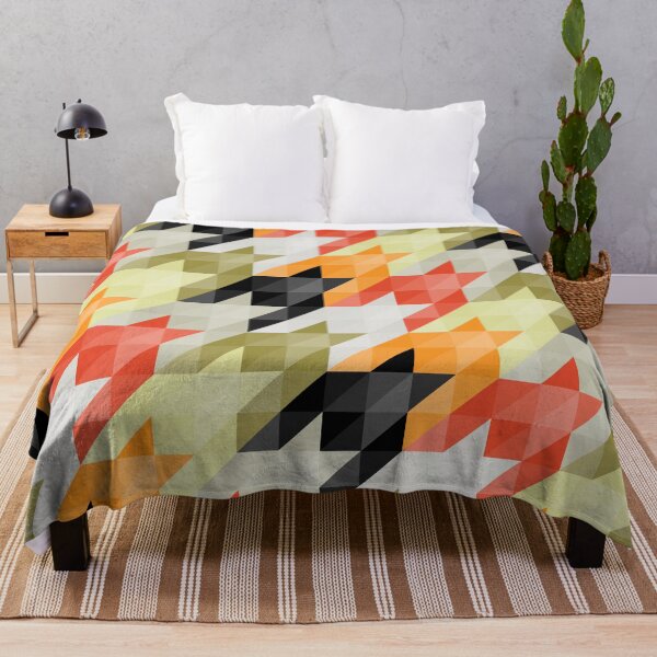 Item preview, Multicolored origami houndstooth designed and sold by VrijFormaat.