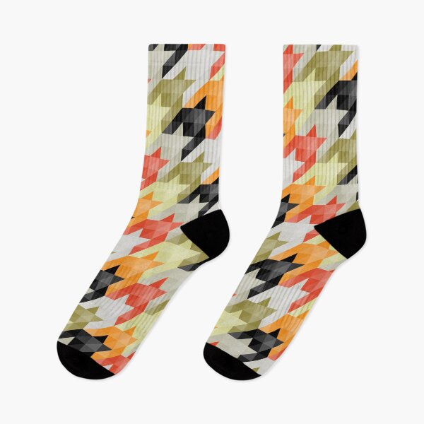 Item preview, Multicolored origami houndstooth designed and sold by VrijFormaat.