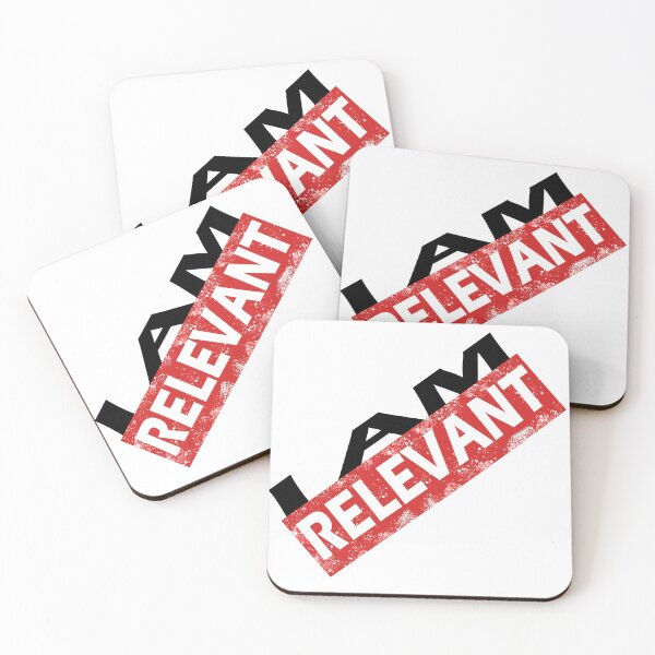 Item preview, I am Relevant designed and sold by Anon Shop.