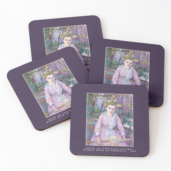 Item preview, Woman with an umbrella (1889) By Toulouse-Lautrec designed and sold by knightsydesign.
