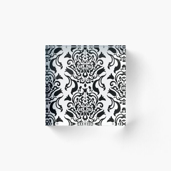 Item preview, Damasco negro a gran escala designed and sold by Jennifer Labre.