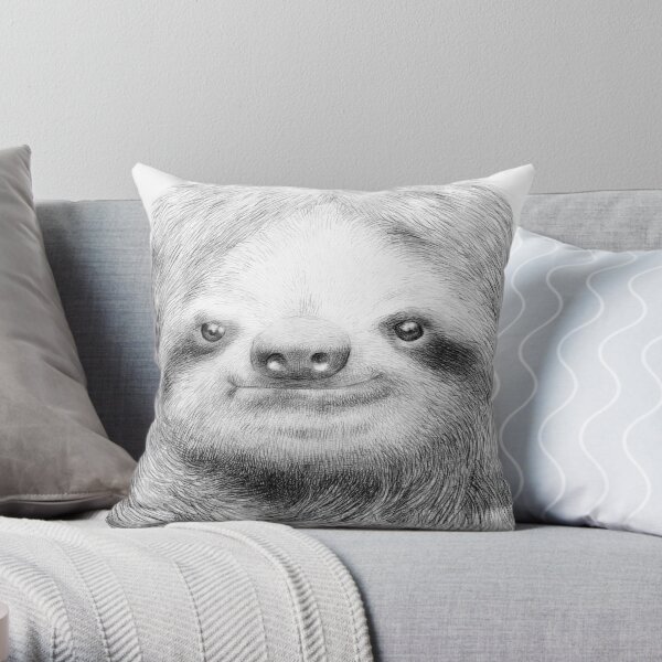 Sloth Throw Pillow