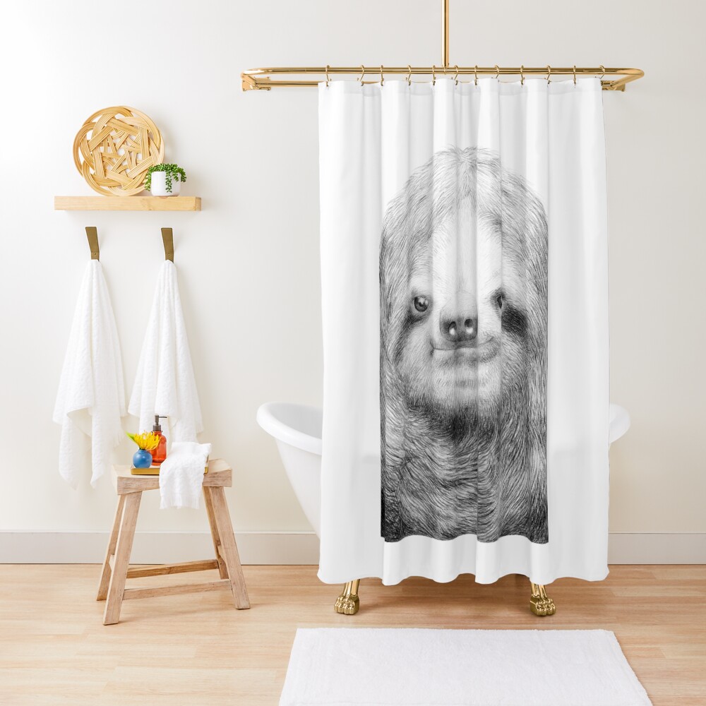 Sloth Shower Curtain