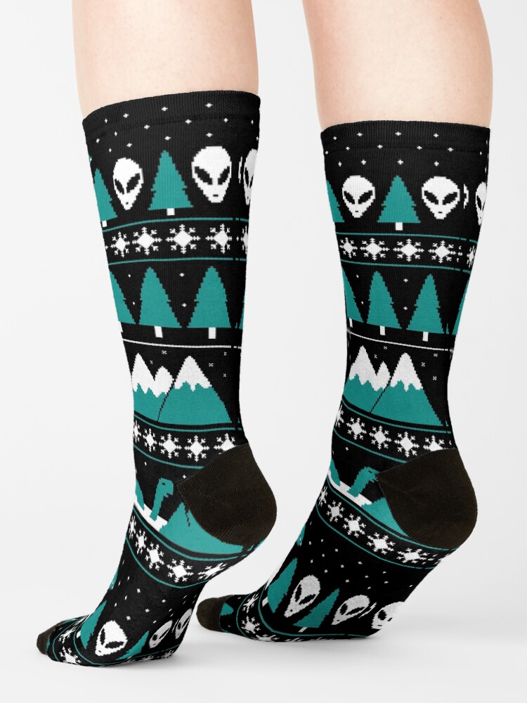 Alternate view of Paranormal Christmas Sweater Socks