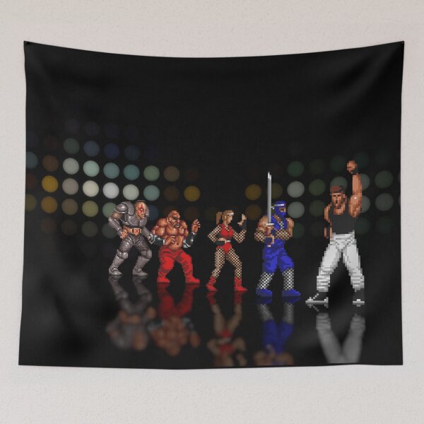 Item preview, Bad Dudes vs Dragon Ninja - Pixel art designed and sold by smurfted.