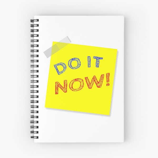 Item preview, “Do It Now” Yellow Post It  designed and sold by Bruce ALMIGHTY Baker.