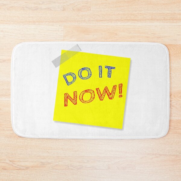 Item preview, “Do It Now” Yellow Post It  designed and sold by Bruce ALMIGHTY Baker.