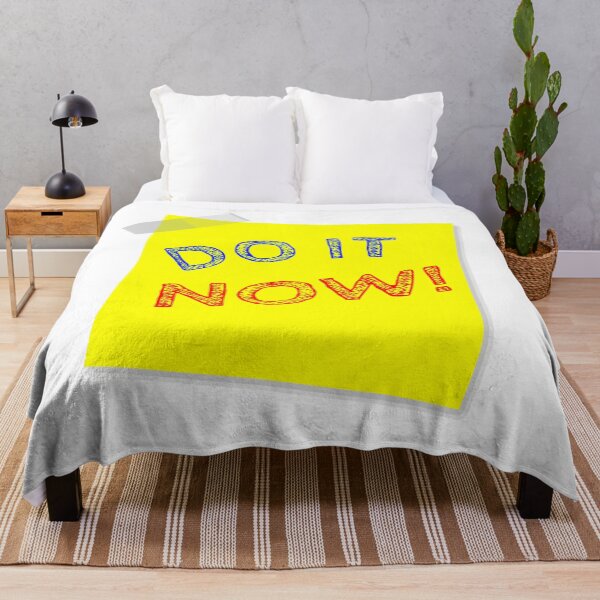 Item preview, “Do It Now” Yellow Post It  designed and sold by Bruce ALMIGHTY Baker.