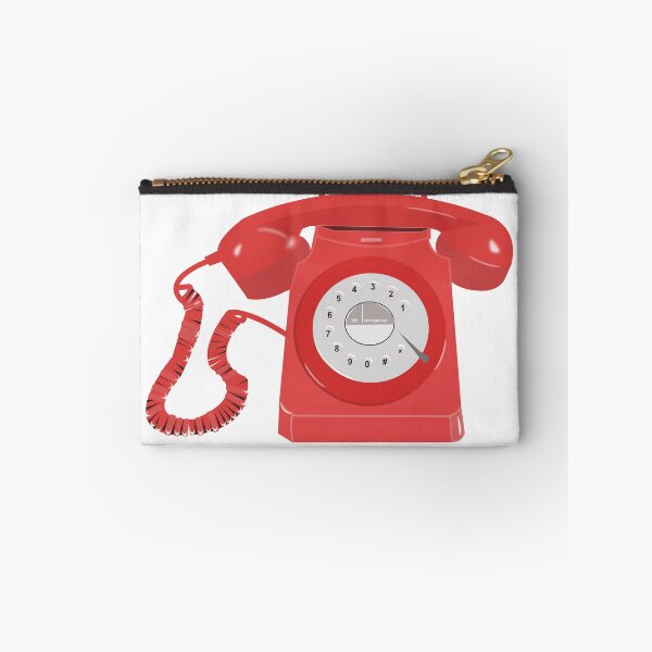 Item preview, Retro red telephone designed and sold by designInk.