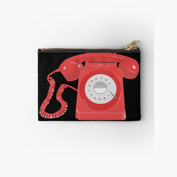 Item preview, Retro red telephone designed and sold by designInk.
